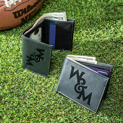 William & Mary, Bi-Fold and Tri-Fold Wallet Gift Set, Black