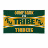 28" x 16" PVC Trapper Mat, Come Back with Tickets, William & Mary