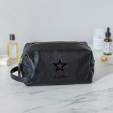 US Army, Embossed Toiletry Bag, Black