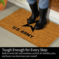 Coir Mat, 16"x28", US Army