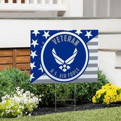 US Air Force Coroplast Yard Sign
