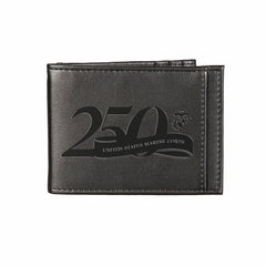 Front Pocket Wallet w/ RFID Blocking, US Marine Corps, 250th Anniversa