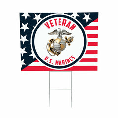 US Marine Corps Coroplast Yard Sign