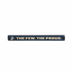 US Marine Corps Engraved Wood Sign, 1.5" x 18"