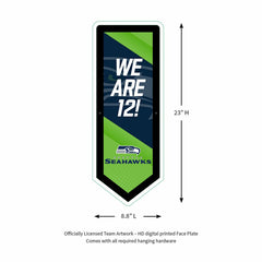 LED Wall Decor, Pennant, Seattle Seahawks