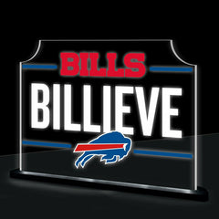Buffalo Bills NFL Football Rectangle Desklite LED Decor