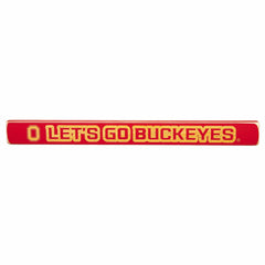 Ohio State University Engraved Wood Sign, 1.5" x 18"