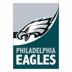 Philadelphia Eagles Burlap Flag GDN Size