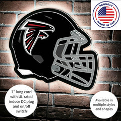 LED Wall Decor, Helmet, Atlanta Falcons