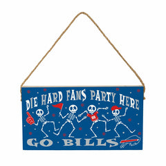Buffalo Bills Halloween Wood Wall Sign, 6x11