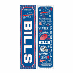 Buffalo Bills 46" Double Sided Leaner, Winter Seasonal