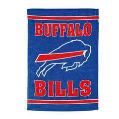Buffalo Bills Embossed Suede Garden Flag