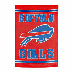 Buffalo Bills Embossed Suede Garden Flag