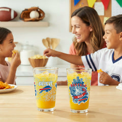 Buffalo Bills 16oz Glass pint, Set of 2