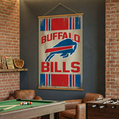 Buffalo Bills, Canvas Wall Tapestry, Large, 54x36