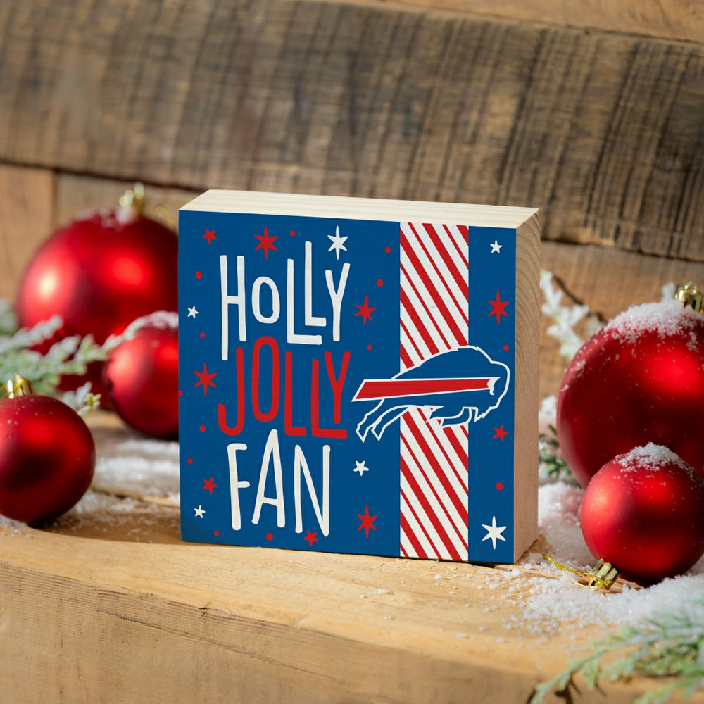 Buffalo Bills Block, Holiday, 6x6