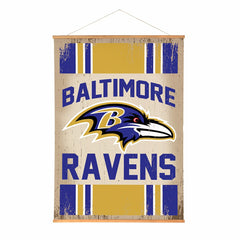 Baltimore Ravens, Canvas Wall Tapestry, Large, 54x36