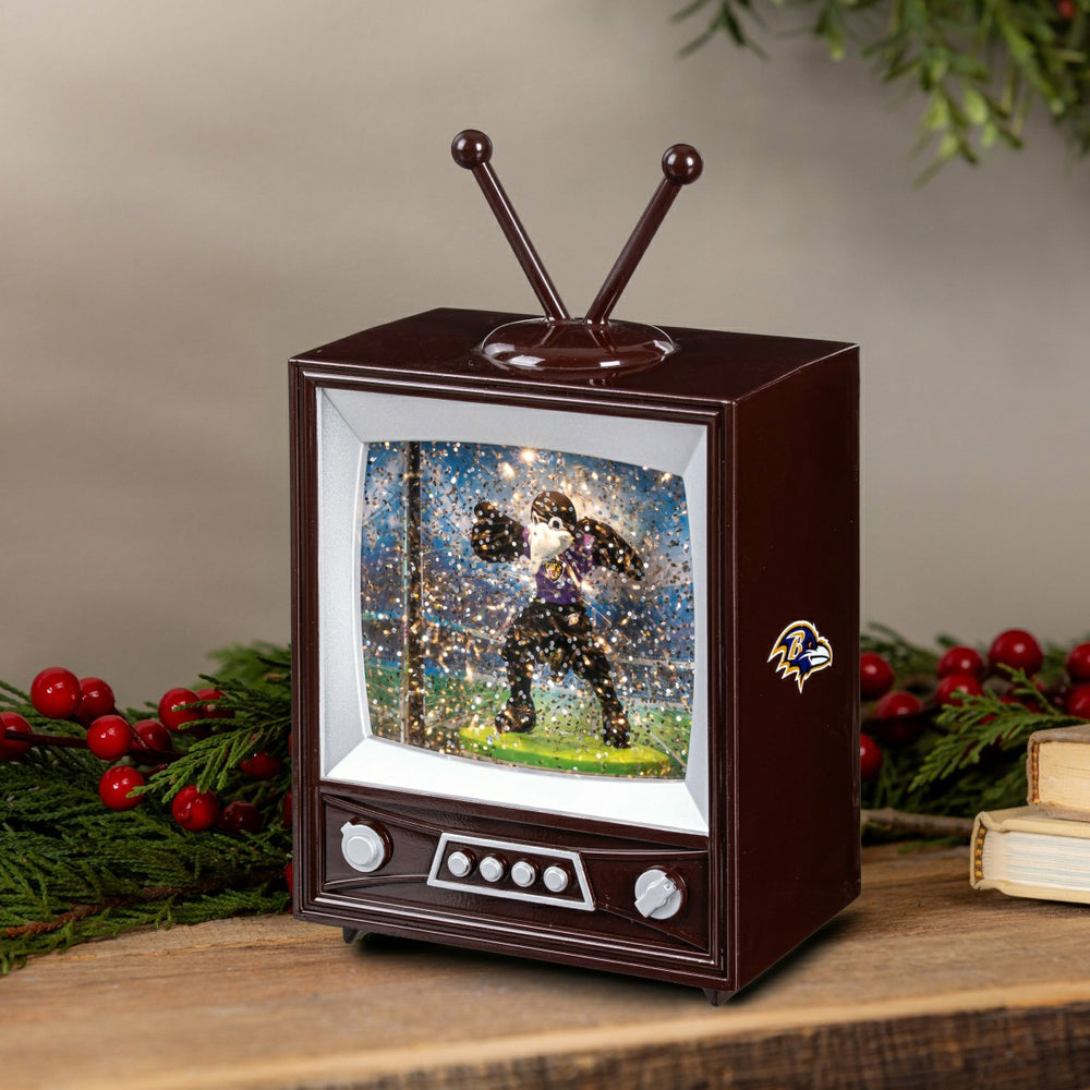 Baltimore Ravens Vintage TV Water Lantern