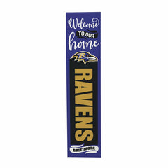 47" Double Sided Leaner, Baltimore Ravens, Halloween