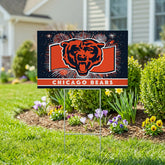 Chicago Bears Yard Sign, Patriotic