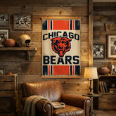 Chicago Bears, Canvas Wall Tapestry, Medium, 36x24