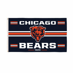 Chicago Bears Single Sided Estate Flag with 2 Grommets, 3'x5'