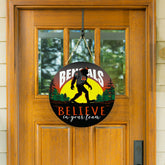 Cincinnati Bengals Bigfoot Round Door Décor with Hanging Rope, 18x18