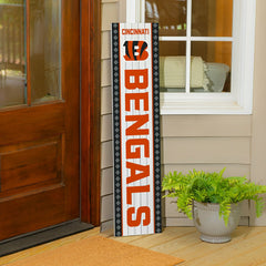 Cincinnati Bengals 47" Double Sided Leaner, Christmas