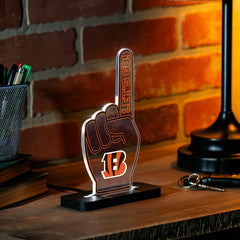 Cincinnati Bengals NFL Football Foam Finger Desklite LED Decor