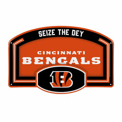 Cincinnati Bengals USA Embossed Steel Wall Sign, 11" x 17"