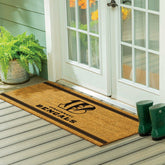 Cincinnati Bengals Extra Large One Color Coir Mat, 60"x24"