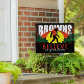 Cleveland Browns Yard Sign, Bigfoot