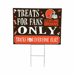 Cleveland Browns Yard Sign, Halloween Treats for Fans