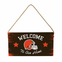 Cleveland Browns Wood Wall Sign, 6x11