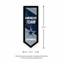 LED Wall Decor, Pennant, Dallas Cowboys