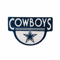 NFL Shaped Coir Door Mat, Cowboys