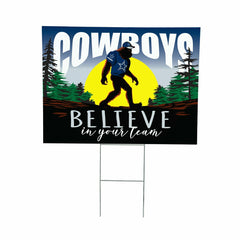 Dallas Cowboys Yard Sign, Bigfoot