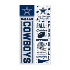 Dallas Cowboys 46" Double Sided Leaner, Fall Seasonal