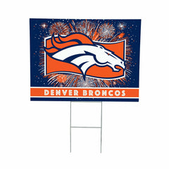 Denver Broncos Yard Sign, Patriotic