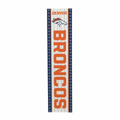 Denver Broncos 47" Double Sided Leaner, Christmas