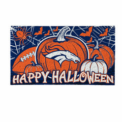 Denver Broncos Halloween PVC Mat, 28"x16"