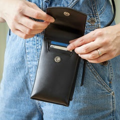 Detroit Lions, Cross Body Wallet, Black