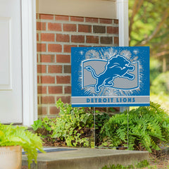 Detroit Lions Yard Sign, Patriotic