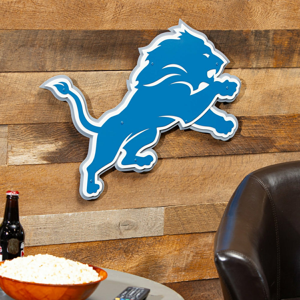 Detroit Lions Premier Metal Wall Art