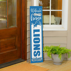 Detroit Lions 47" Double Sided Leaner, Halloween
