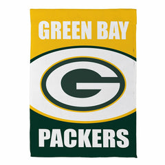 Green Bay Packers Suede Garden Flag