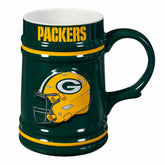Green Bay Packers Ceramic Stein Cup, 24oz