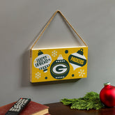 Green Bay Packers Holiday Wood Wall Sign, 6x11