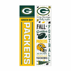 Green Bay Packers 46" Double Sided Leaner, Fall Seasonal