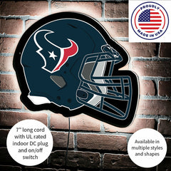 LED Wall Decor, Helmet, Houston Texans